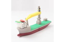 China 3D Copy Real PVC USB Drive Sailing Ship Customized Shapes supplier