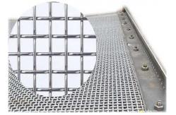 China 1m Width 65mn Stone Crusher Wire Mesh Vibrating Screen supplier