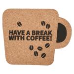 Yuelin OEM Personalized Cork Coasters Bulk Cup Shaped Cake Shaped For Glass Cups for sale