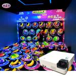 High Traffic Solution Immersive Interactive Sphere Crazy Fruits Laser Source for sale
