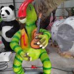 Dynamic Realistic Animatronic Dinosaur Cartoon Model