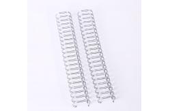 China Notebook 3/8 Inch Double Loop Binding Wire Electroplating supplier