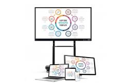 China NTSC Touch Screen Interactive Whiteboard 400cd/M2 4K Lcd Tempered Panel 75 supplier