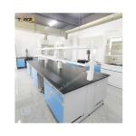 200-250 Kg Load Capacity Lab Island Bench With Customized Number Of Doors And Handles for sale