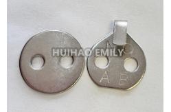 China Removable Blankets Lacing Anchors Hooks Washers With Two Holes supplier