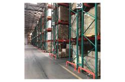 China Electrostatic Spray US Boltless Teardrop Pallet Rack Warehouse Teardrop Metal Shelving supplier