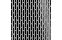 China Serrated 0.6mm Perforated Stainless Plate For Window Doors supplier