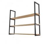 Steel European Style Ceiling Shelf Mounted Wine Rack Contemporary For Home Decor for sale