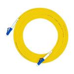 Simplex Single Mode FTTH LC UPC Fiber Optic Jumper G652D G657A Customized for sale