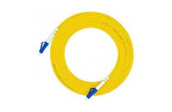 China Simplex Single Mode FTTH LC UPC Fiber Optic Jumper G652D G657A Customized supplier