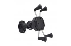 China FCC Handlebar X Claw Motorcycle Phone Mount 360Degree Rotation 0.25KG supplier