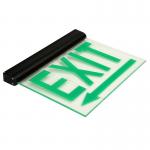 15 PCS SMD Led Aluminum Exit Sign Ceiling Surface Suspended Emergency Light Fixture