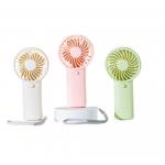 AAA Battery Handheld Fan 2W ABS Body 6*3.7*12.5cm Size 53.7g Lightweight With Lanyard Green Red White for sale