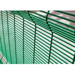 PVC Coated 358 Security Mesh , Anti Climb Prison Mesh Fencing 8 Gauge for sale