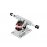 3.25inch Unpolished Aluminum Skateboard Trucks Set Silver Graphics for sale