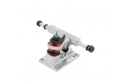 China 3.25inch Unpolished Aluminum Skateboard Trucks Set Silver Graphics supplier