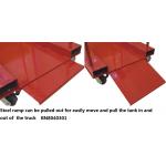 800 Lbs Capacity Gas Cylinder Caddy With Hinged Divider Bar / Steel Ramp