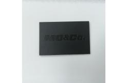 China Washable Label Embossed Leather Patches Suede Microfiber PU supplier