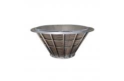 China Efficient Filtration with Stainless Steel Wedge Wire Baskets 3.2mm Slot Length supplier