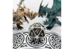 China Multi -Faceted Metal RPG Dice Flying Dragon Solid Smooth Dragon DND supplier
