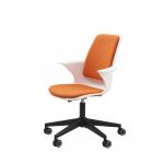 Unfolded Training Room Tables And Chairs Swivel PP Plastic  With Cotton Pad for sale