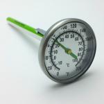 Portable Analog Pencil Meat Thermometer Professional Calibration With Pen Case