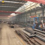 Q235 Construction Pre Fabricated Steel Buildings With Sandwich Panel Roof Cladding