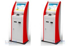China Infrared / SAW Touch Screen ATM Kiosk With Webcam Payment Terminal Cash Machine supplier