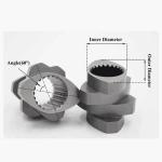 Screw Elements Used For Extruder Spare Parts For Parallel Twin Screw Extruder for sale