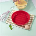 Nonstick Circular Chiffon Silicone Baking Cake Mold Circular Model 8'' Cake Pan Silicone Model for sale