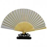 Plastic Custom Hand Fan Printed Folding Bamboo Paper Hand Fan