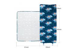 China Rectangular Infant Nap Mat Customizable Roll Up Design With Removable Pillow supplier