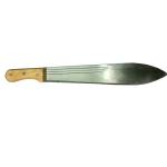 1.8mm Wooden Handle Modern Sugar Cane Knife OEM Silver Blade High Carbon