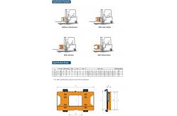 China Electronic Digital Forklift Scales  System 3.7V Lithium Ion  Aluminum supplier