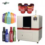 White Automatic Cylindrical Printing Machine 1.5KW Ss Thermos Bottle Printer for sale