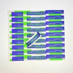 Custom Logo Printing Tyvek Paper Wristbands with Adjustable and Snap Closure for sale