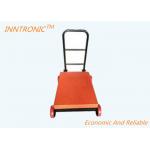 Platform scale MABD 60x80cm IP65 Powder Coated Industry Mild Steel Portable Weight Scale with wheel 500 Kg AC 220V / 50Hz for sale
