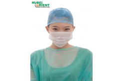 China 3 Ply Non Woven Anti-Static Odorless Face Mask With Earloop White supplier