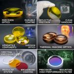 AR Coated Germanium IR Lens 3-5um MWIR High Transmission 25.4mm Optics for sale
