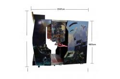 China 2 Players Pirate Adventure Simulator Shooting Game Machine L1900*W2600*H2130MM supplier