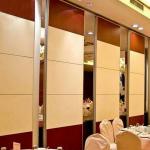 Collapsing Movable MDF Finish Folding Acoustic Partition Walls For Banquet Hall Hotel for sale