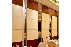 China Collapsing Movable MDF Finish Folding Acoustic Partition Walls For Banquet Hall Hotel supplier