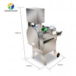 220v Leafy Vegetable Processing Machine Speed Adjusted Industrial Potato