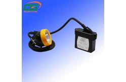China Explosion - Proof Safe Mining Cap Lamps 1watt Led 15000lux Button Switch supplier