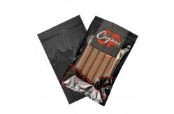China Custom Printing Cigar Humidor Bags with Moisturizing System and Ziplock Closure supplier