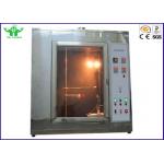 Material Burning Horizontal Flammability Tester , 220v Needle Flame Test Apparatus