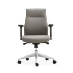 Modern Home Cow Leather Office Swivel Chair Pvc Upholstery for sale