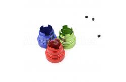 China Low Profile Aluminum 3 Pin Female XLR Connector For Audio Devices supplier