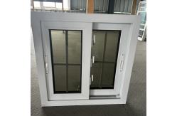 China Residential Construction Double Glazed Sliding Pvc Windows With Grills supplier