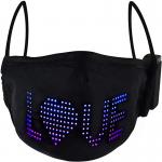 LED Programmable Message Display Mask Soft Comfortable App Controlled for sale